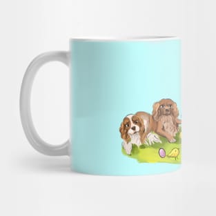 Easter Cavalier King Charles Spaniels Mug